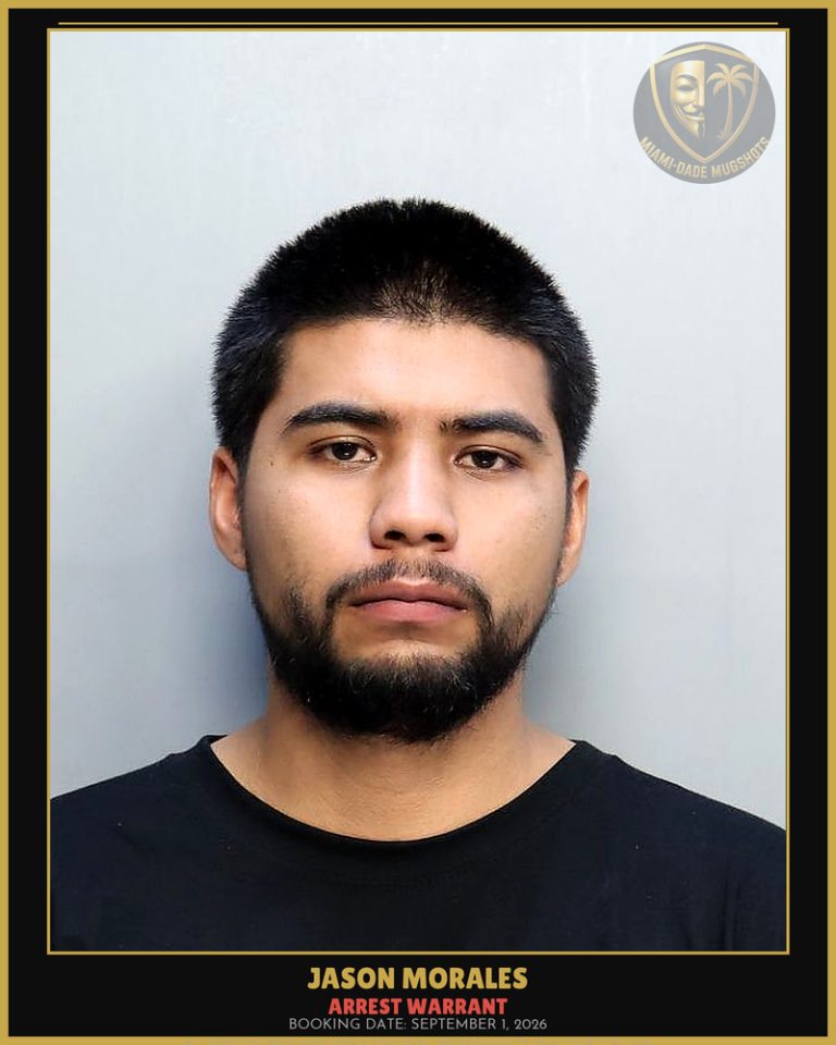 Morales Jason Uriel Arrested – ARREST WARRANT – Miami-Dade County (September 1, 2026)