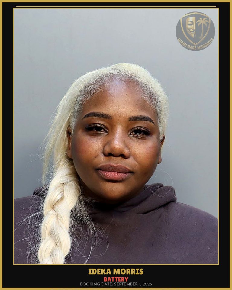 Morris Ideka D Arrested – BATTERY – Miami-Dade County (September 1, 2026)