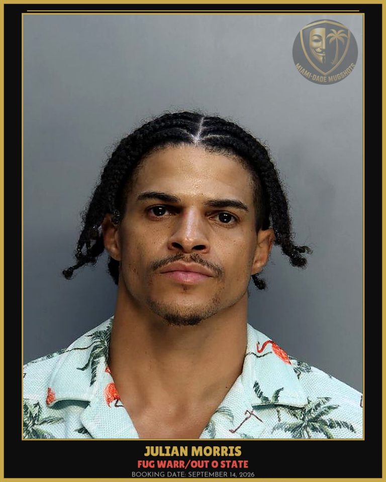 Morris Julian Taylor Arrested – FUG WARR/OUT O STATE – Miami-Dade County (September 14, 2026)