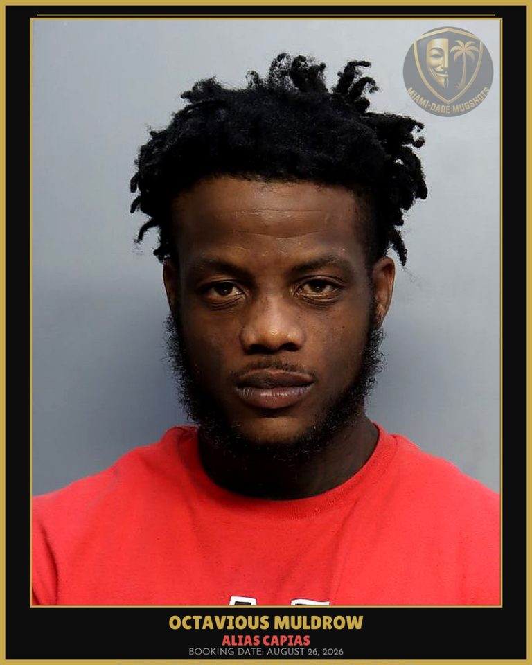 Muldrow Octavious Ron Arrested – ALIAS CAPIAS – Miami-Dade County (August 26, 2026)