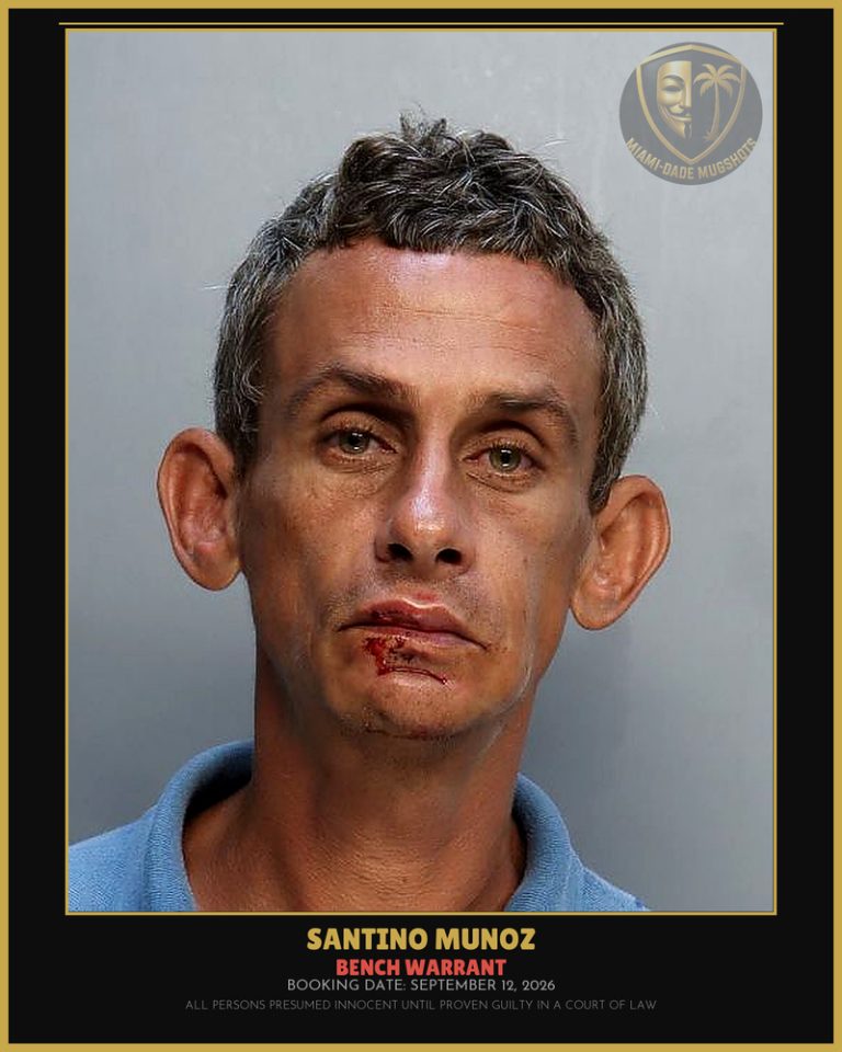 Munoz Santino Octavio Arrested – BENCH WARRANT – Miami-Dade County (September 12, 2026)