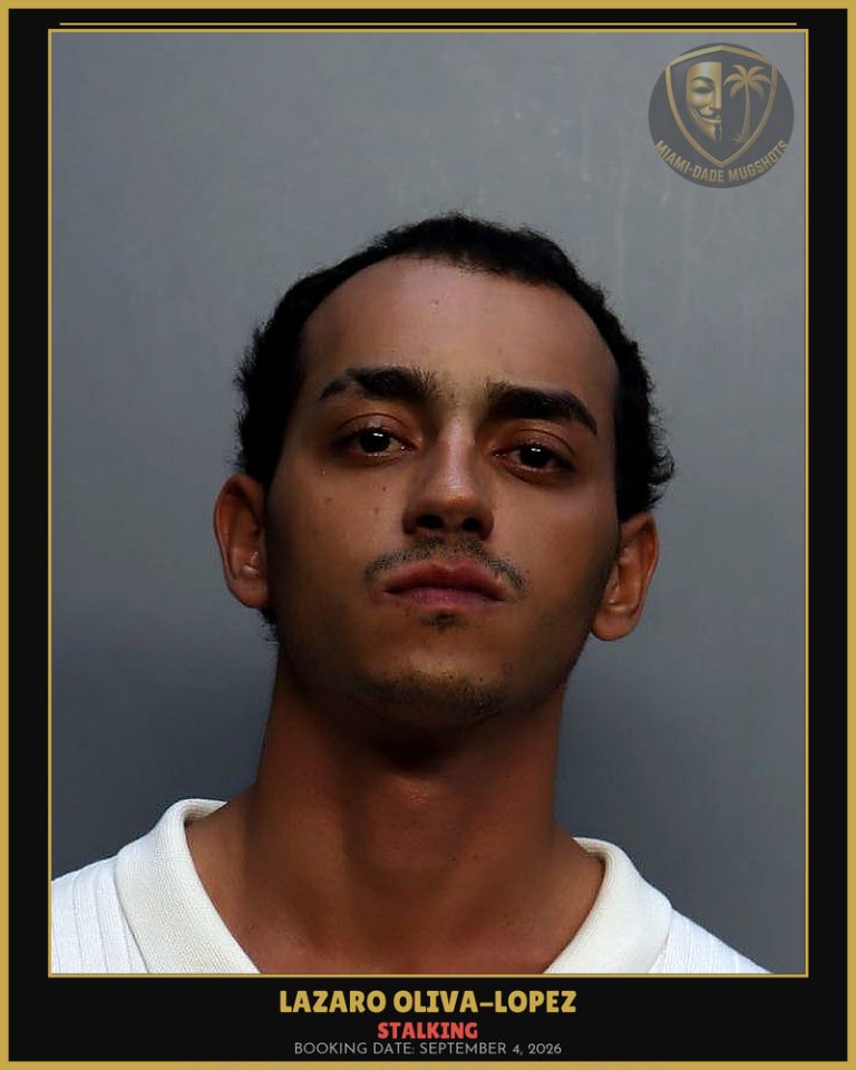 Oliva-Lopez Lazaro Arnaldo Arrested – STALKING – Miami-Dade County (September 4, 2026)