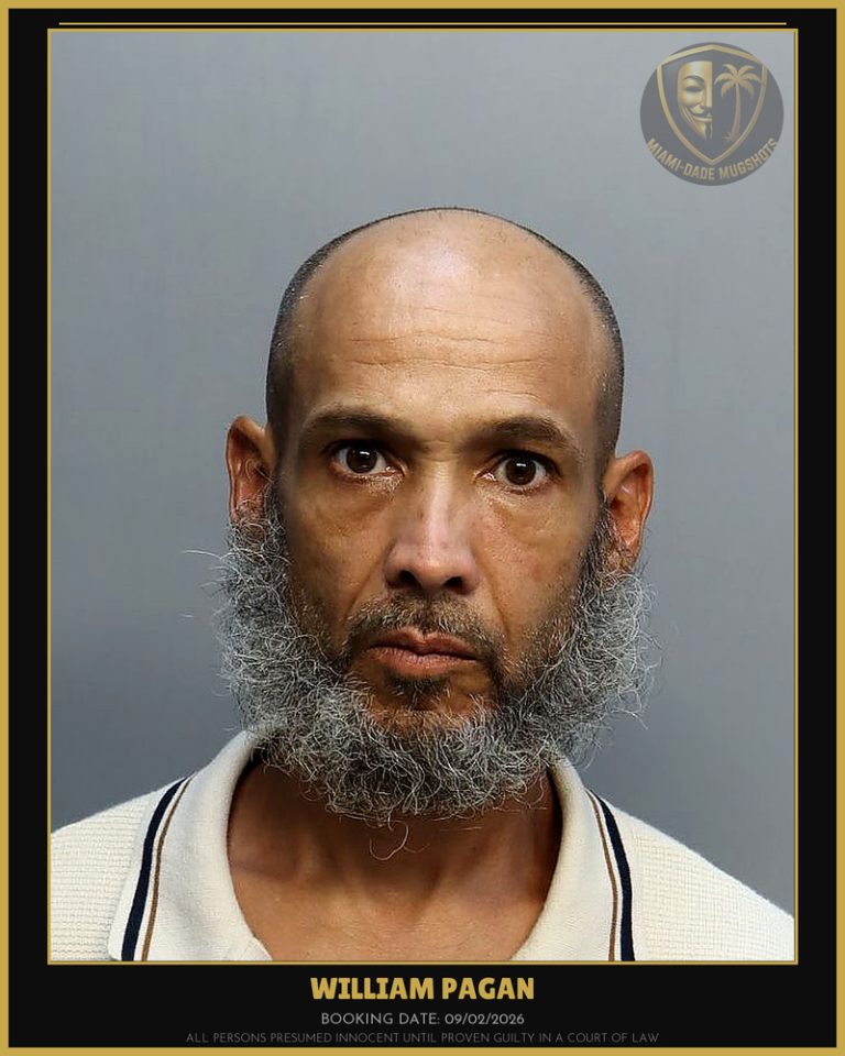Pagan William Arrested – Miami-Dade County (Unknown)