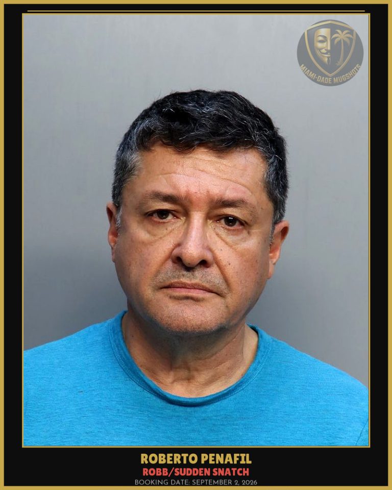 Penafil Roberto  B Arrested – ROBB/SUDDEN SNATCH – Miami-Dade County (September 2, 2026)
