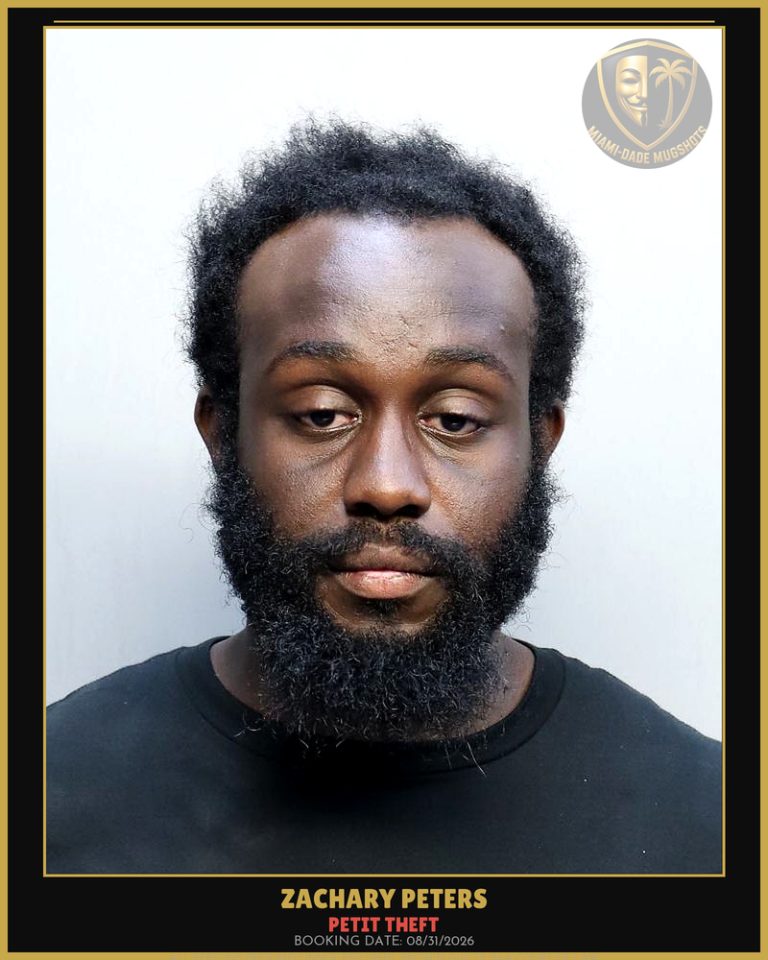 Peters Zachary Aaron Arrested – PETIT THEFT – Miami-Dade County (Unknown)