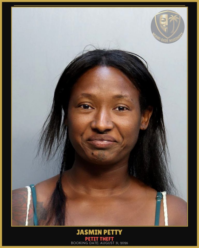 Petty Jasmin Adu Arrested – PETIT THEFT – Miami-Dade County (August 31, 2026)