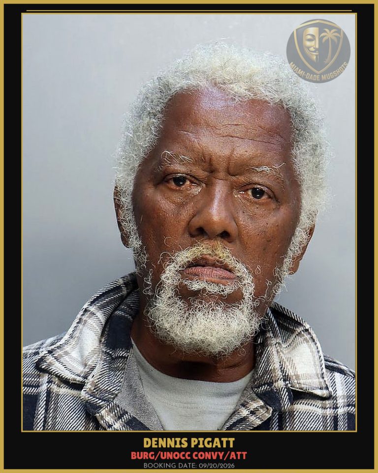 Pigatt Dennis  Eugene Arrested – BURG/UNOCC CONVY/ATT – Miami-Dade County (Unknown)