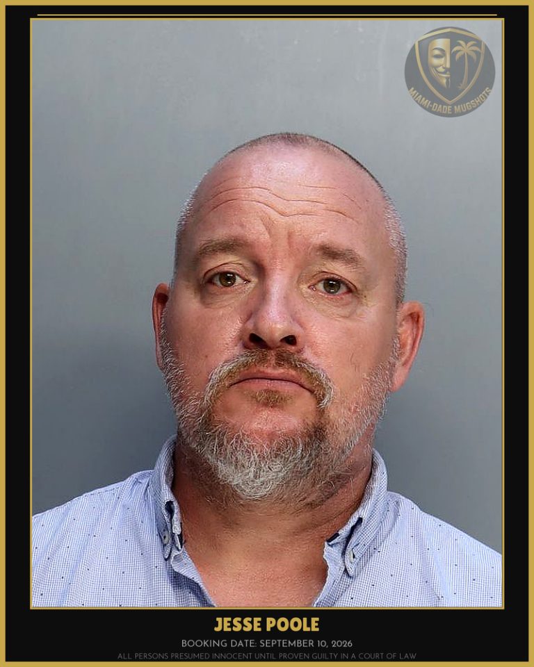Poole Jesse R Arrested – Miami-Dade County (September 10, 2026)