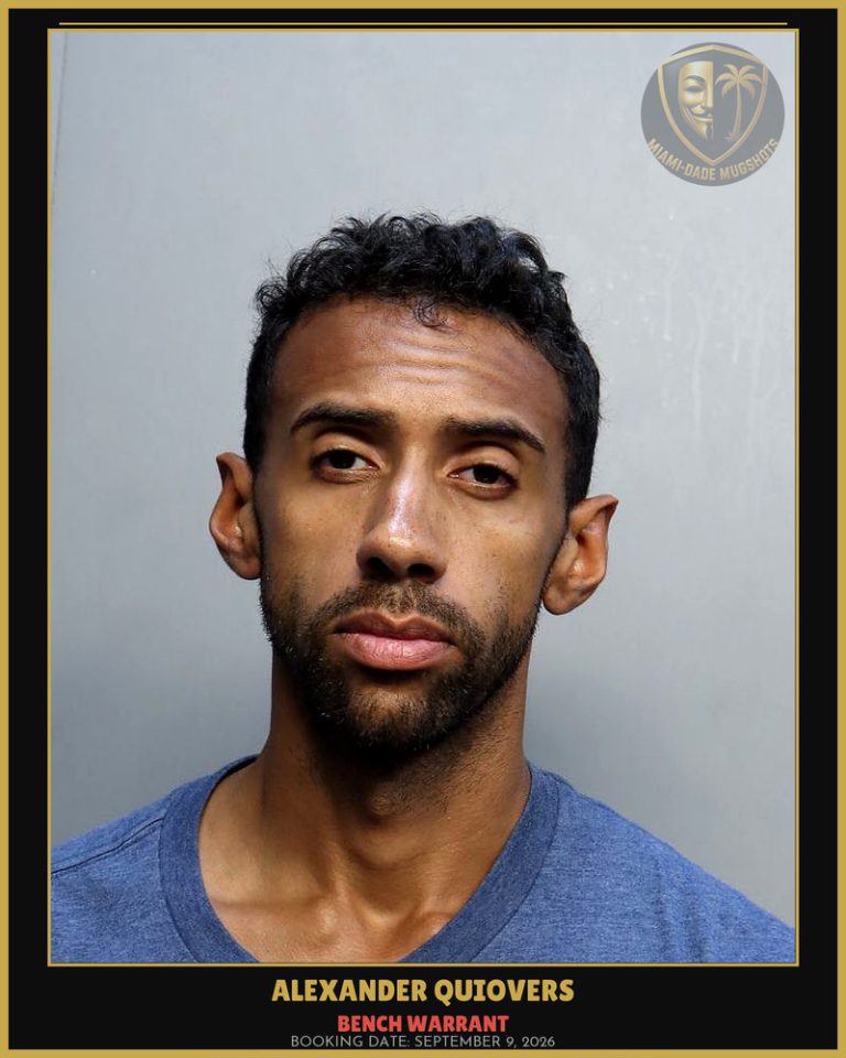 Quiovers Alexander Joseph Arrested – BENCH WARRANT – Miami-Dade County (September 9, 2026)