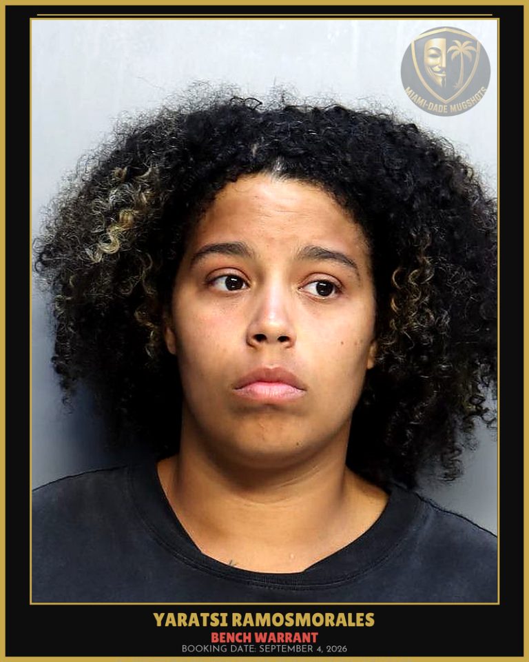 Ramosmorales Yaratsi Arrested – BENCH WARRANT – Miami-Dade County (September 4, 2026)