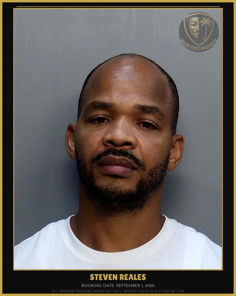 Reales Steven Arrested – Miami-Dade County (September 1, 2026)
