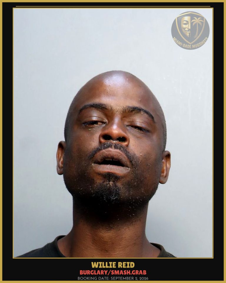 Reid Willie  Demar Arrested – BURGLARY/SMASH.GRAB – Miami-Dade County (September 2, 2026)