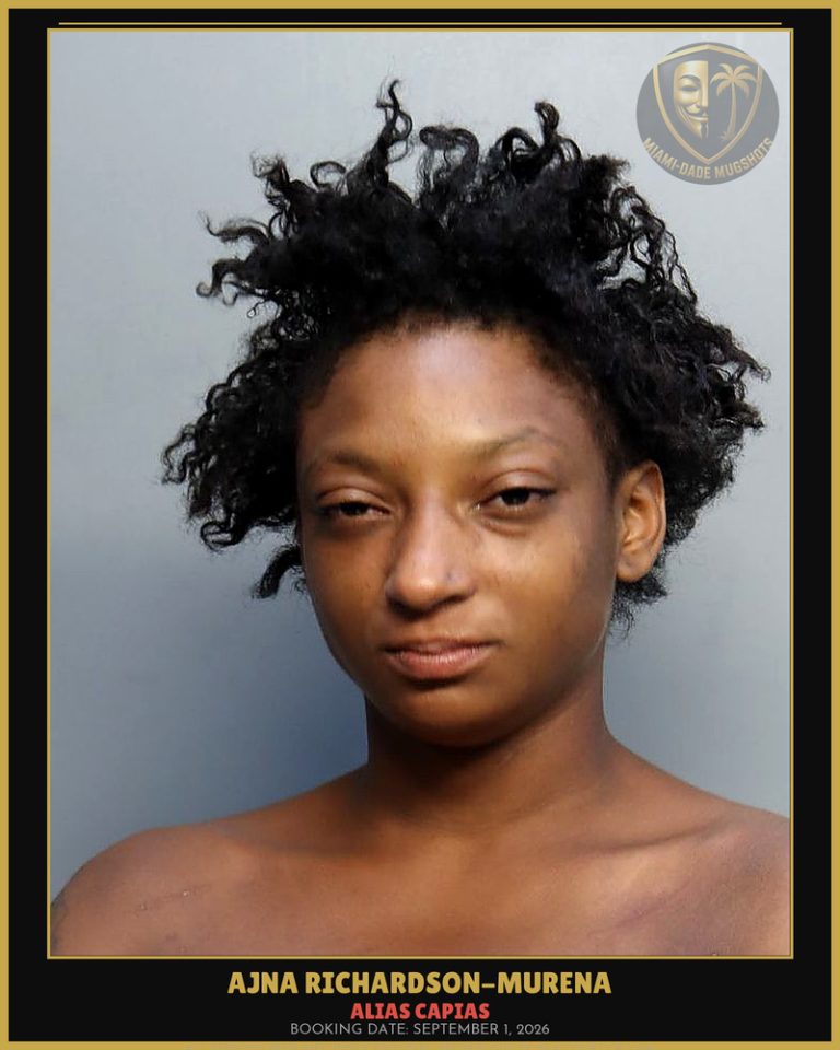 Richardson-Murena Ajna Arrested – ALIAS CAPIAS – Miami-Dade County (September 1, 2026)