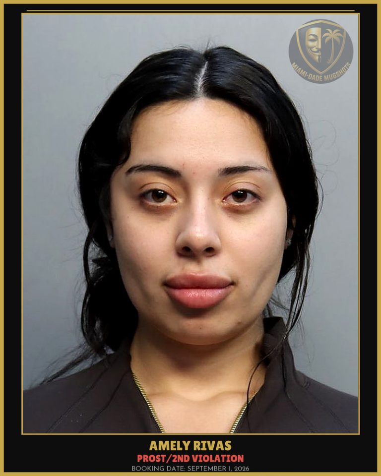 Rivas Amely Arrested – PROST/2ND VIOLATION – Miami-Dade County (September 1, 2026)