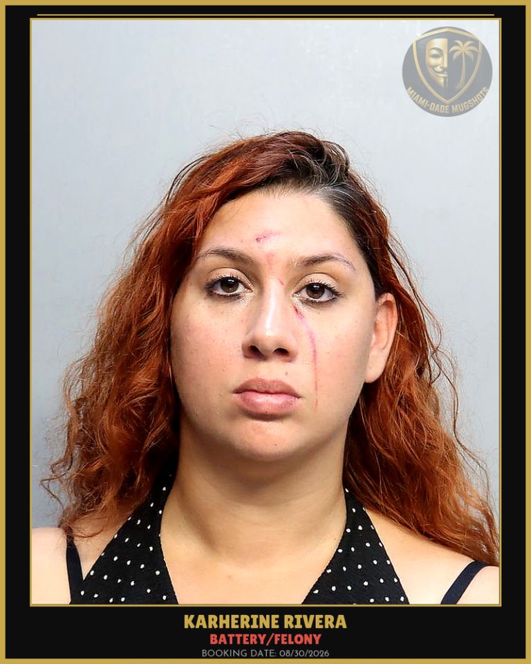 Rivera Karherine Nicole Arrested – BATTERY/FELONY – Miami-Dade County (Unknown)