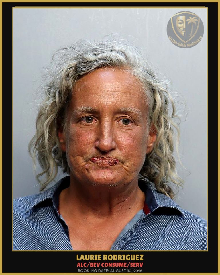 Rodriguez Laurie Arrested – ALC/BEV CONSUME/SERV – Miami-Dade County (August 30, 2026)