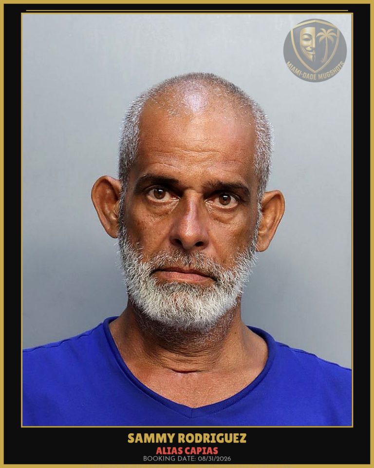 Rodriguez Sammy Arrested – ALIAS CAPIAS – Miami-Dade County (Unknown)