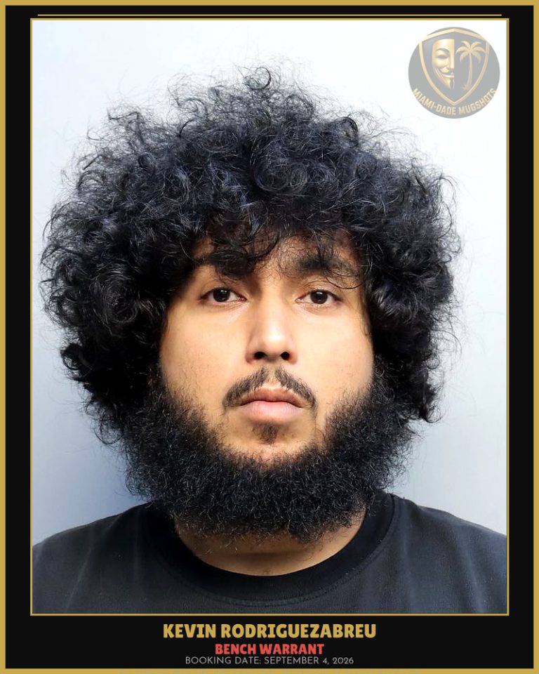 Rodriguezabreu Kevin Arrested – BENCH WARRANT – Miami-Dade County (September 4, 2026)