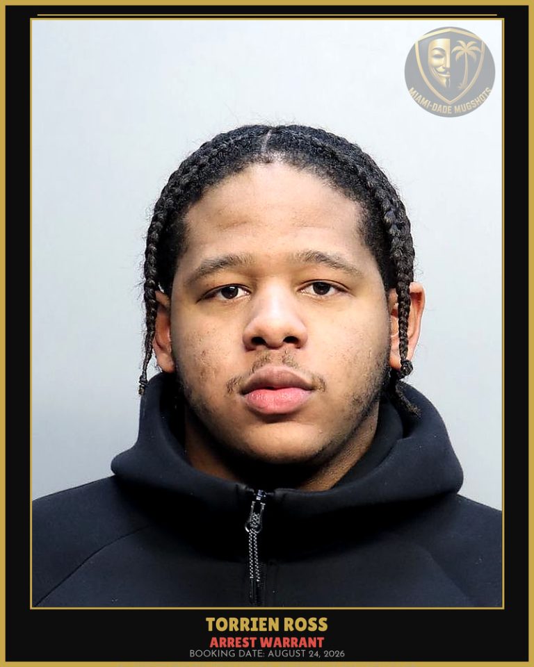Ross Torrien Arrested – ARREST WARRANT – Miami-Dade County (August 24, 2026)