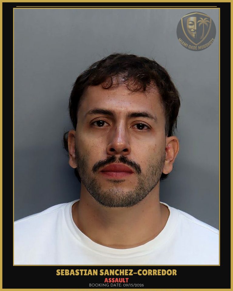 Sanchez-Corredor Sebastian Arrested – ASSAULT – Miami-Dade County (Unknown)