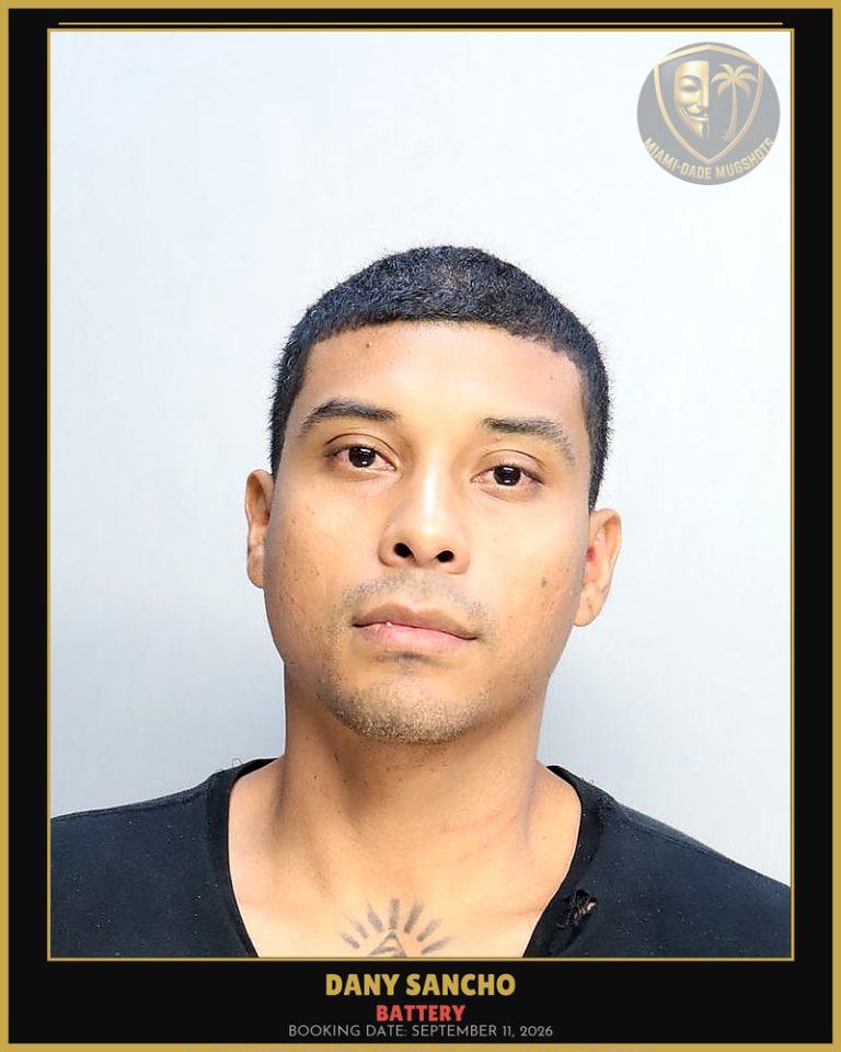Sancho Dany  Gabriel Arrested – BATTERY – Miami-Dade County (September 11, 2026)