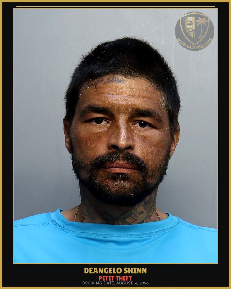Shinn Deangelo  Morice Arrested – PETIT THEFT – Miami-Dade County (August 31, 2026)
