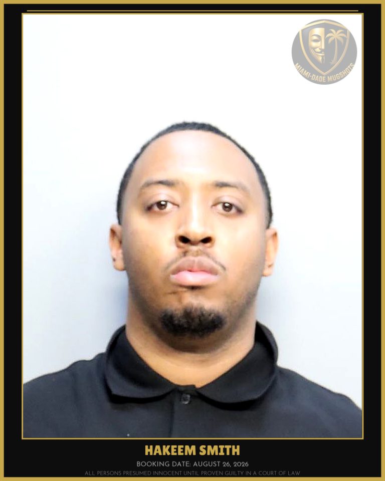 Smith Hakeem Jarrod Arrested – Miami-Dade County (August 26, 2026)
