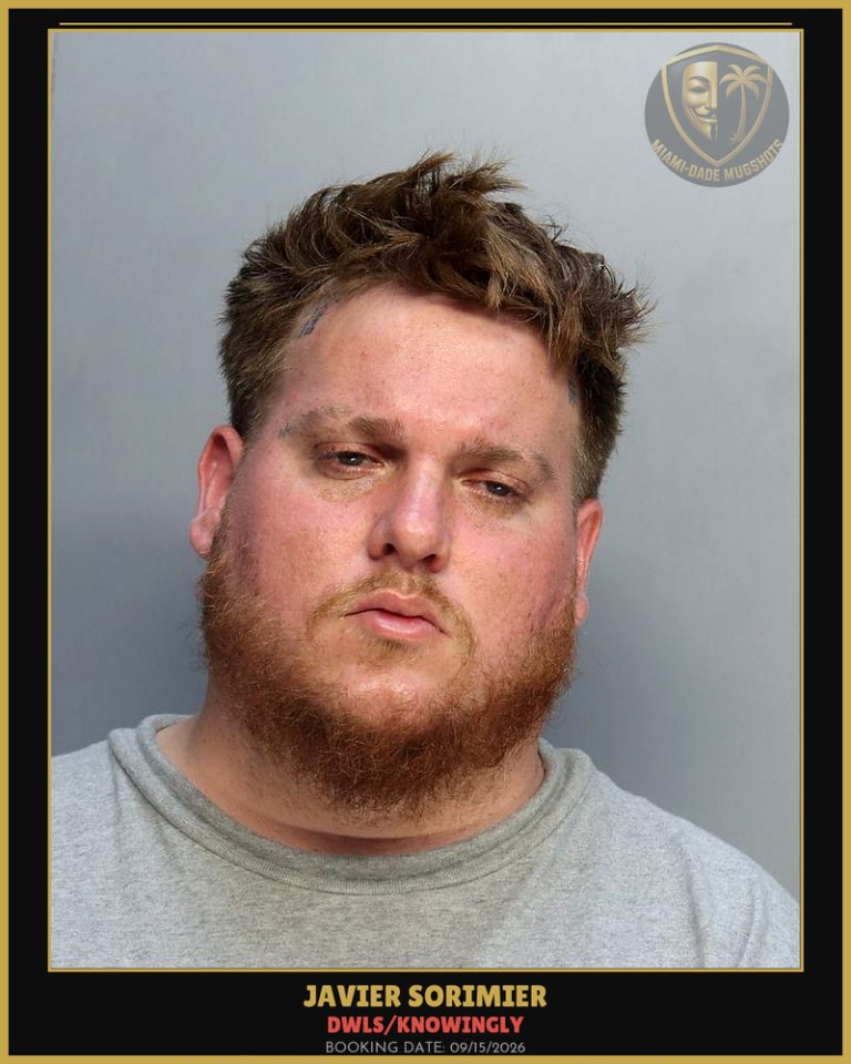 Sorimier Javier Jesuscanul Arrested – DWLS/KNOWINGLY – Miami-Dade County (Unknown)