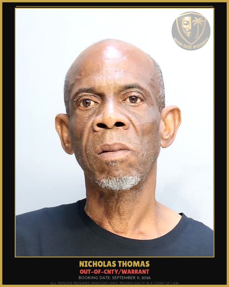 Thomas Nicholas Mitchell Arrested – OUT-OF-CNTY/WARRANT – Miami-Dade County (September 11, 2026)