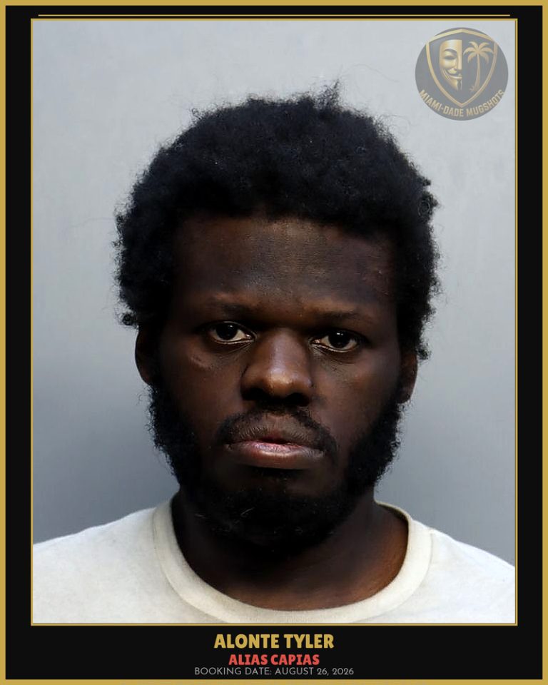 Tyler Alonte Arrested – ALIAS CAPIAS – Miami-Dade County (August 26, 2026)
