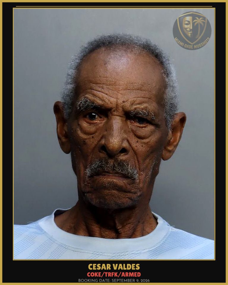 Valdes Cesar Arrested – COKE/TRFK/ARMED – Miami-Dade County (September 9, 2026)