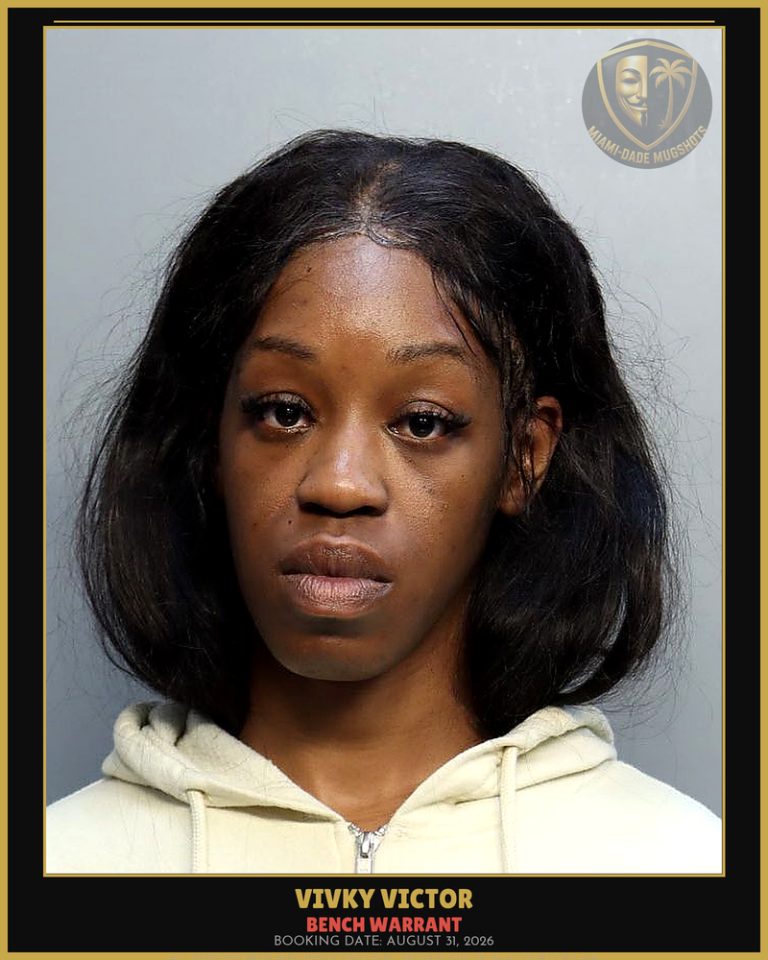 Victor Vivky  A Arrested – BENCH WARRANT – Miami-Dade County (August 31, 2026)