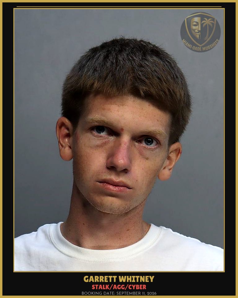 Whitney Garrett Arrested – STALK/AGG/CYBER – Miami-Dade County (September 11, 2026)