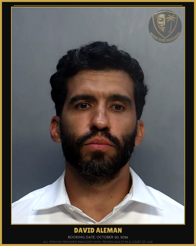 Aleman David  Rafael Arrested – Miami-Dade County (October 20, 2026)