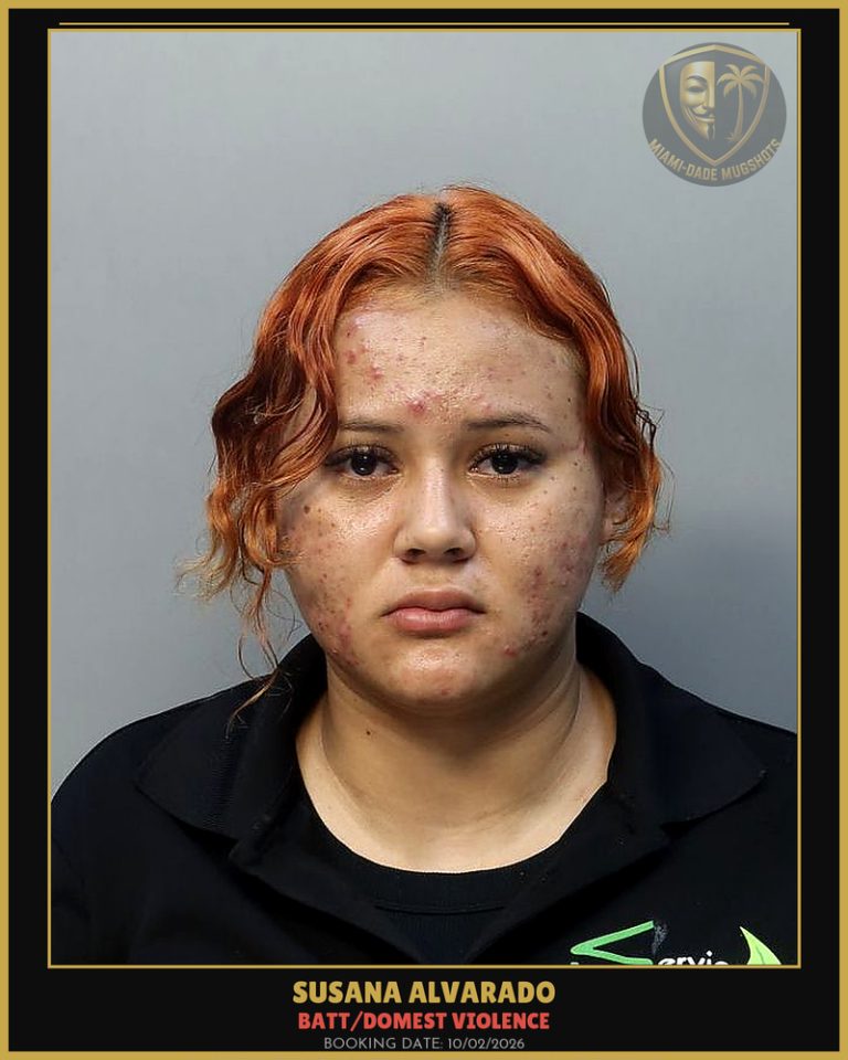 Alvarado Susana  Anabell Arrested – BATT/DOMEST VIOLENCE – Miami-Dade County (Unknown)