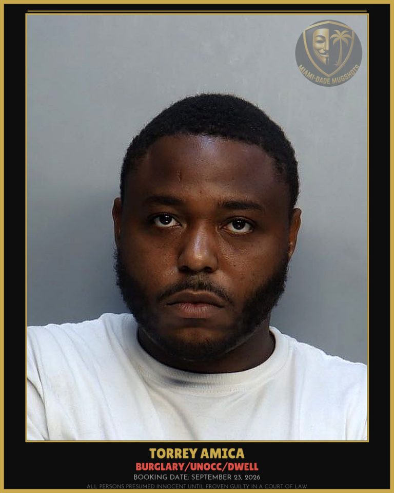Amica Torrey  King Arrested – BURGLARY/UNOCC/DWELL – Miami-Dade County (September 23, 2026)