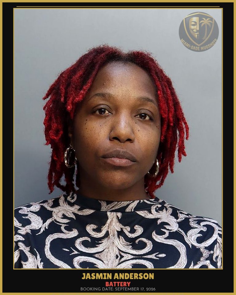 Anderson Jasmin Joyce Arrested – BATTERY – Miami-Dade County (September 17, 2026)