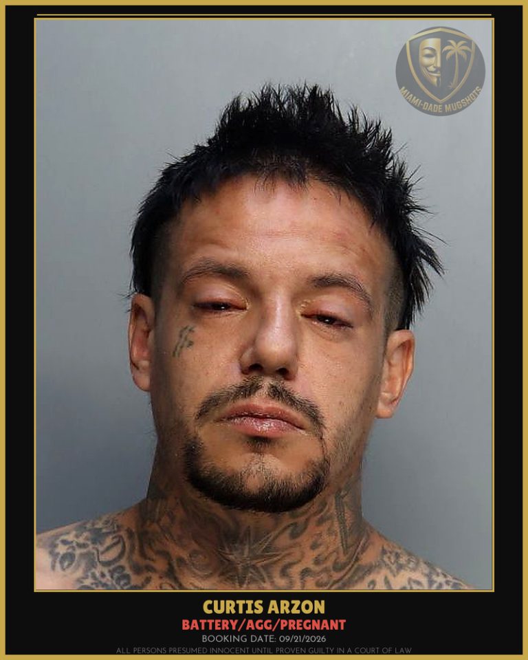 Arzon Curtis Arrested – BATTERY/AGG/PREGNANT – Miami-Dade County (Unknown)