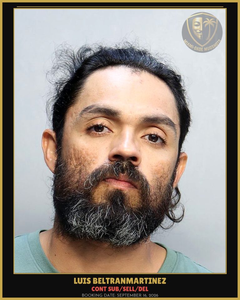 Beltranmartinez Luis Arrested – CONT SUB/SELL/DEL – Miami-Dade County (September 16, 2026)