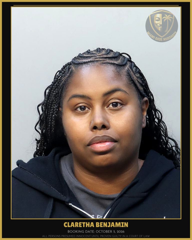 Benjamin Claretha Arrested – Miami-Dade County (October 5, 2026)