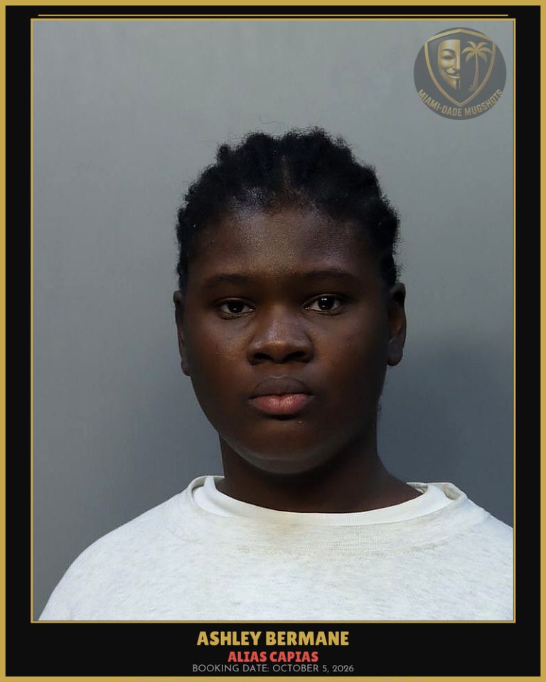 Bermane Ashley Arrested – ALIAS CAPIAS – Miami-Dade County (October 5, 2026)