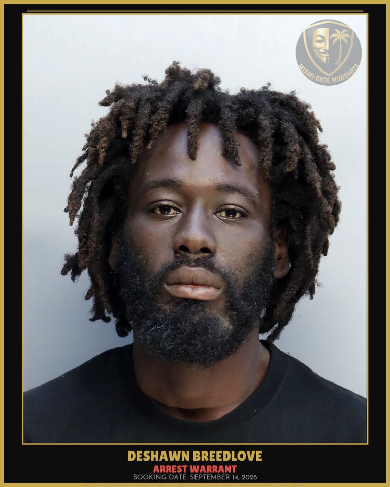 Breedlove Deshawn Arrested – ARREST WARRANT – Miami-Dade County (September 14, 2026)