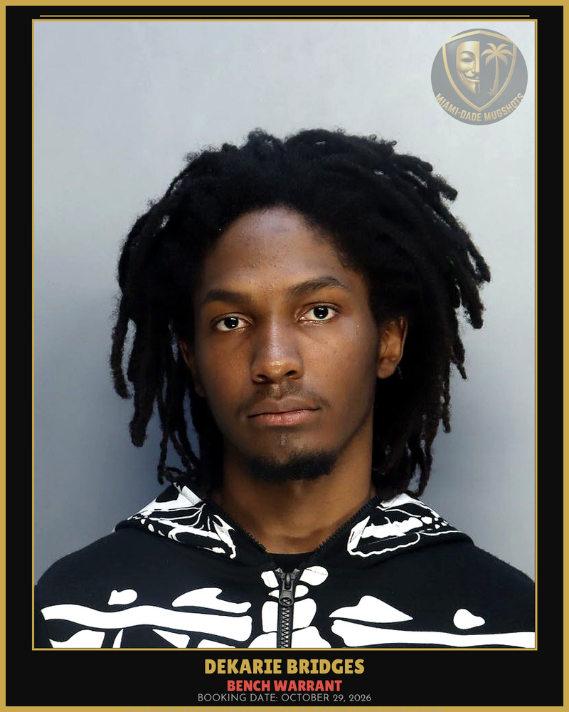 Bridges Dekarie Marvin Arrested – Bench Warrant – Miami-Dade County (October 29, 2026)