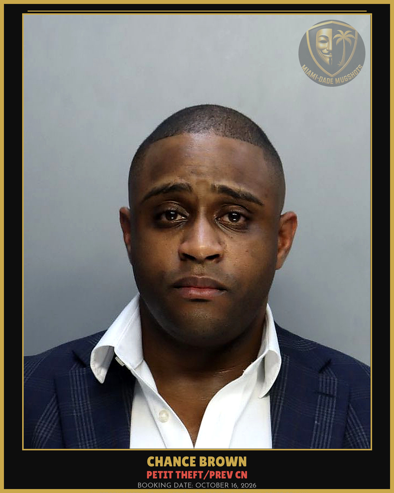 Brown Chance Cortez Arrested – Petit Theft/Prev Cn – Miami-Dade County (October 16, 2026)