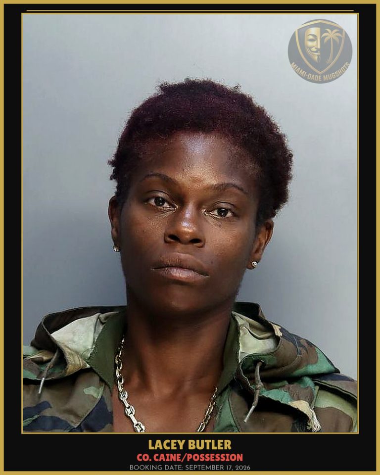 Butler Lacey Dorcell Arrested – Co. Caine/POSSESSION – Miami-Dade County (September 17, 2026)