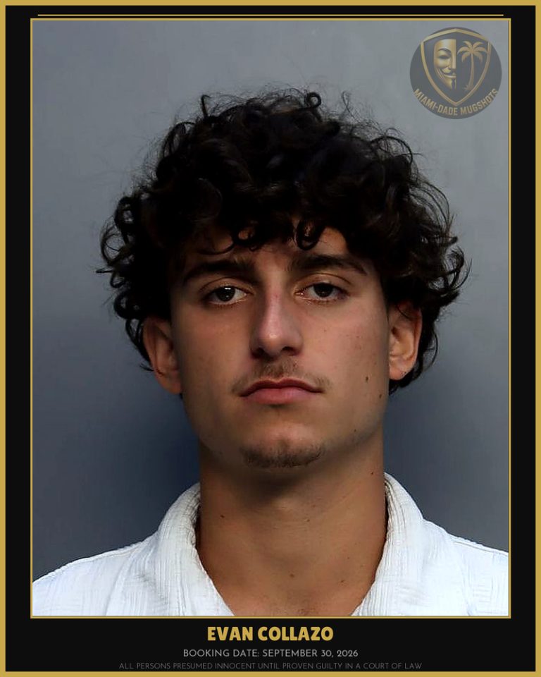 Collazo Evan Arrested – Miami-Dade County (September 30, 2026)