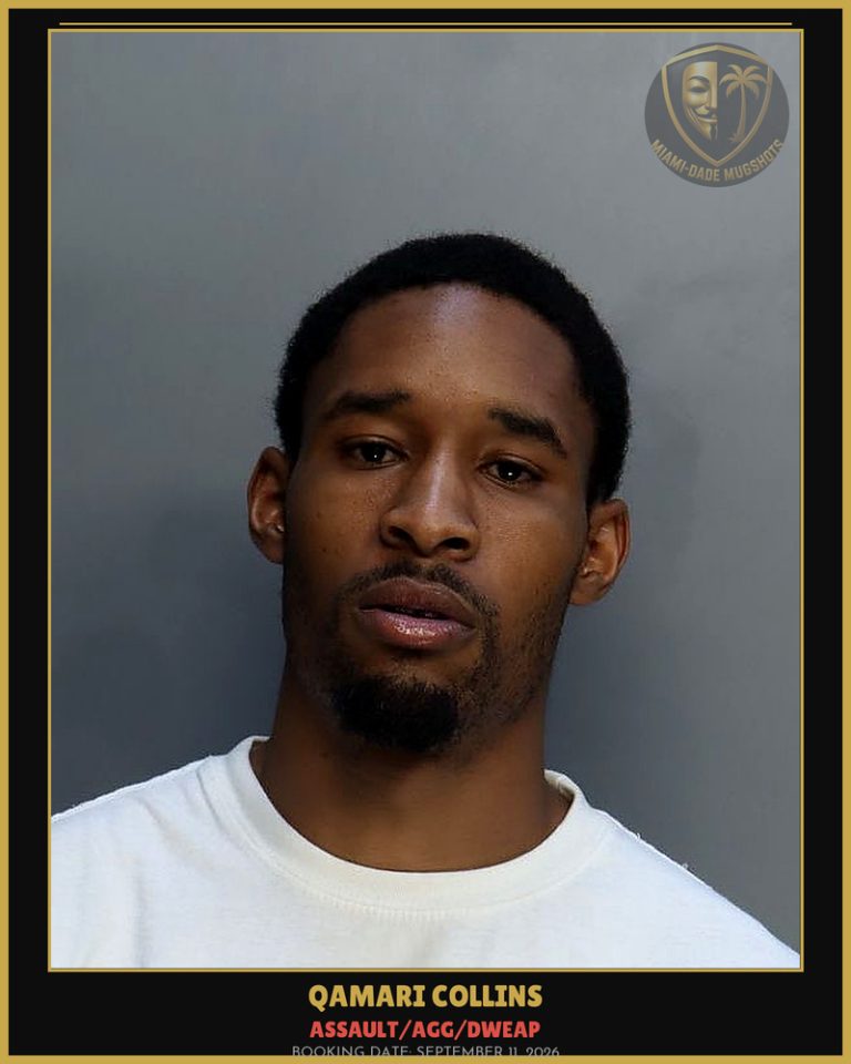 Collins Qamari Arrested – ASSAULT/AGG/DWEAP – Miami-Dade County (September 11, 2026)