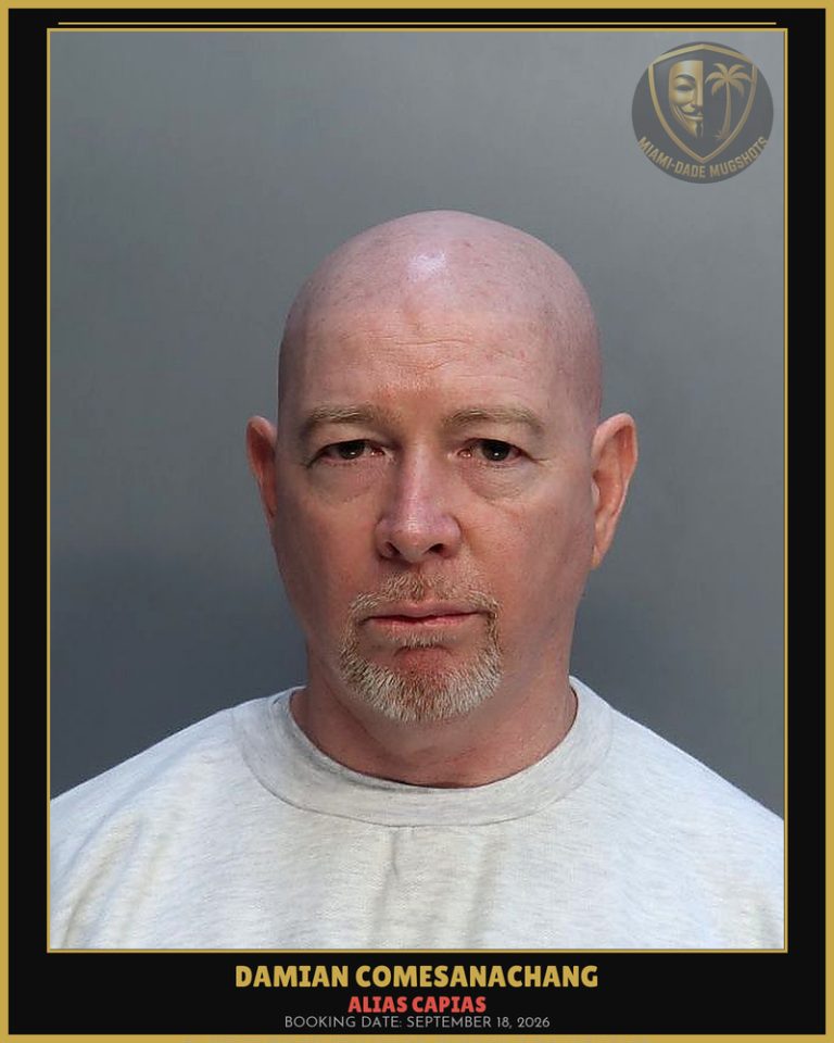 Comesanachang Damian Arrested – ALIAS CAPIAS – Miami-Dade County (September 18, 2026)