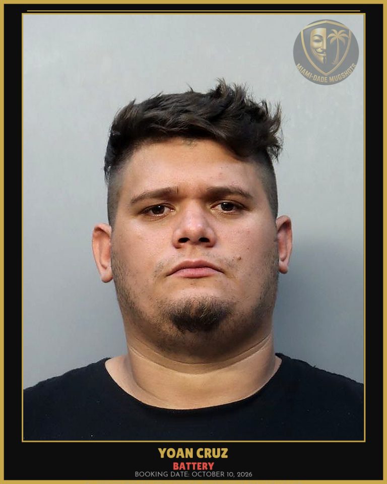 Cruz Yoan  Roque Arrested – BATTERY – Miami-Dade County (October 10, 2026)