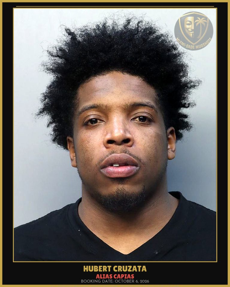 Cruzata Hubert Arrested – ALIAS CAPIAS – Miami-Dade County (October 6, 2026)